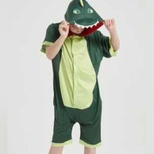 Kids Green Dinosaur Costume